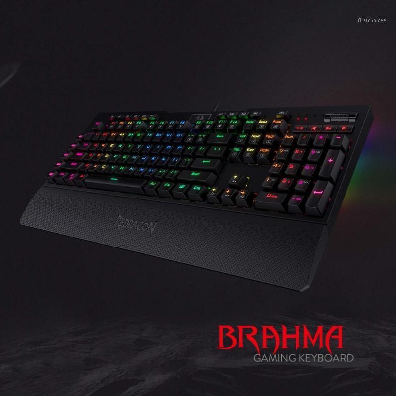 

Redragon K586 Brahma RGB mechanical game keyboard, blue switch, 10 dedicated macro keys, convenient media control and removable1