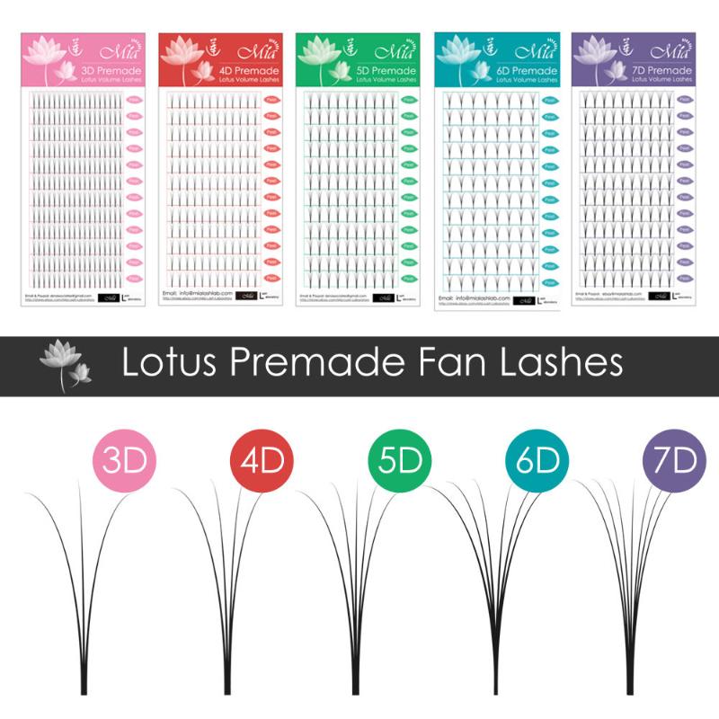 

Louts 3D .10/.07 C/D 8-15mm/Mix Length] 3D Fan Russian Volume Lashes Efficiently Premade Semi Permanent Eyelash Extensions