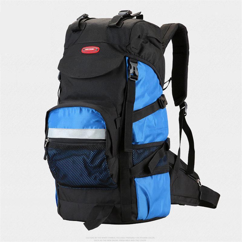 

45L 60L Outdoor Camping Large Capacity Sport Backpacks Shoulder Bag Hiking Backpack Athletic Sport Men Travel Bag S2721, 45l black