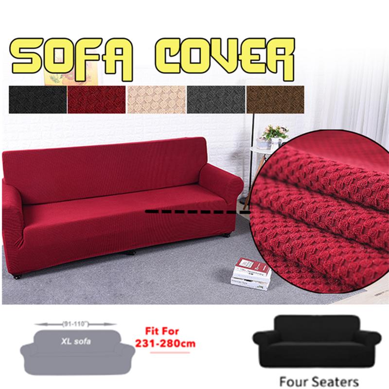 

Stretch Sofa Cover Slipcovers Elastic All-inclusive Couch Case Sofa Four Seat Protector Cover Chair Case for Living Room