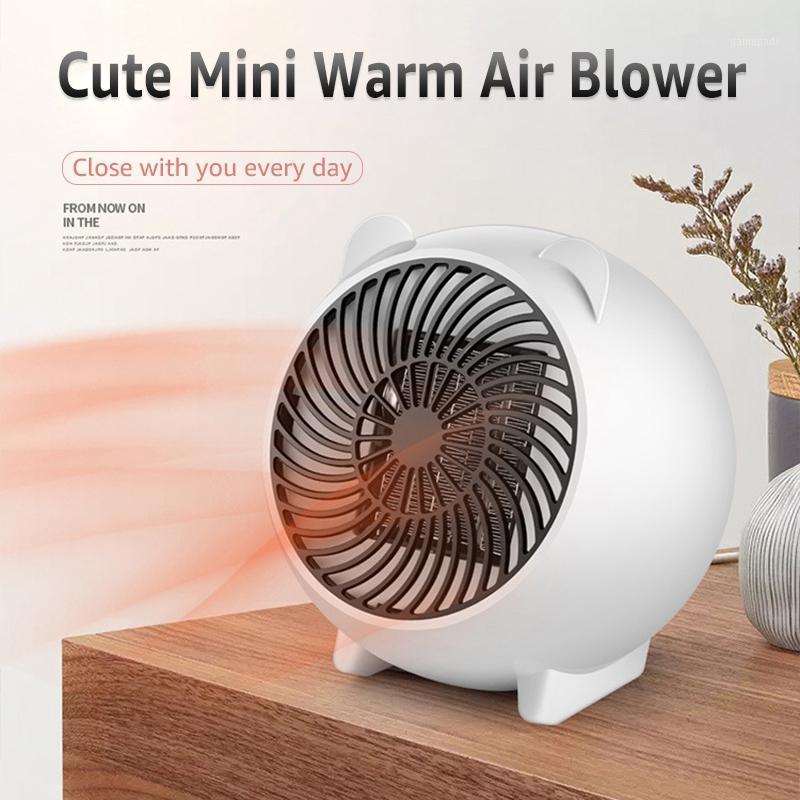 

500W Electric Ceramic Space Heater Portable Fast Heating Hot Fan for Office Home White EU Plug1