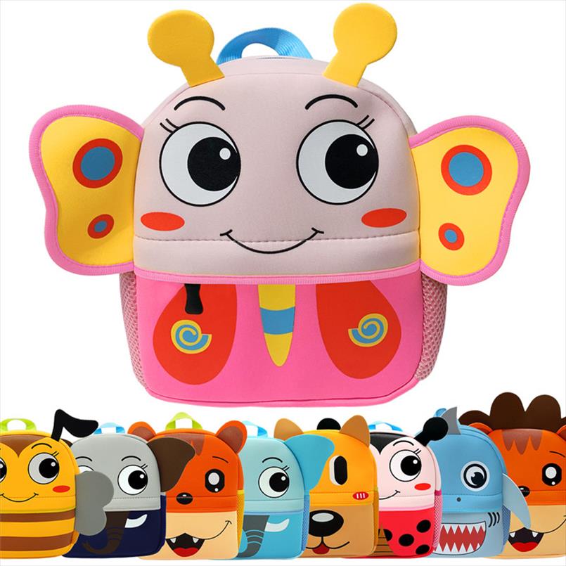 

3D Animal Children Backpacks Brand Design Girl Boys Backpack Baby Kids Bag School Bags Kindergarten Cartoon Bag mochila escolar, Color9