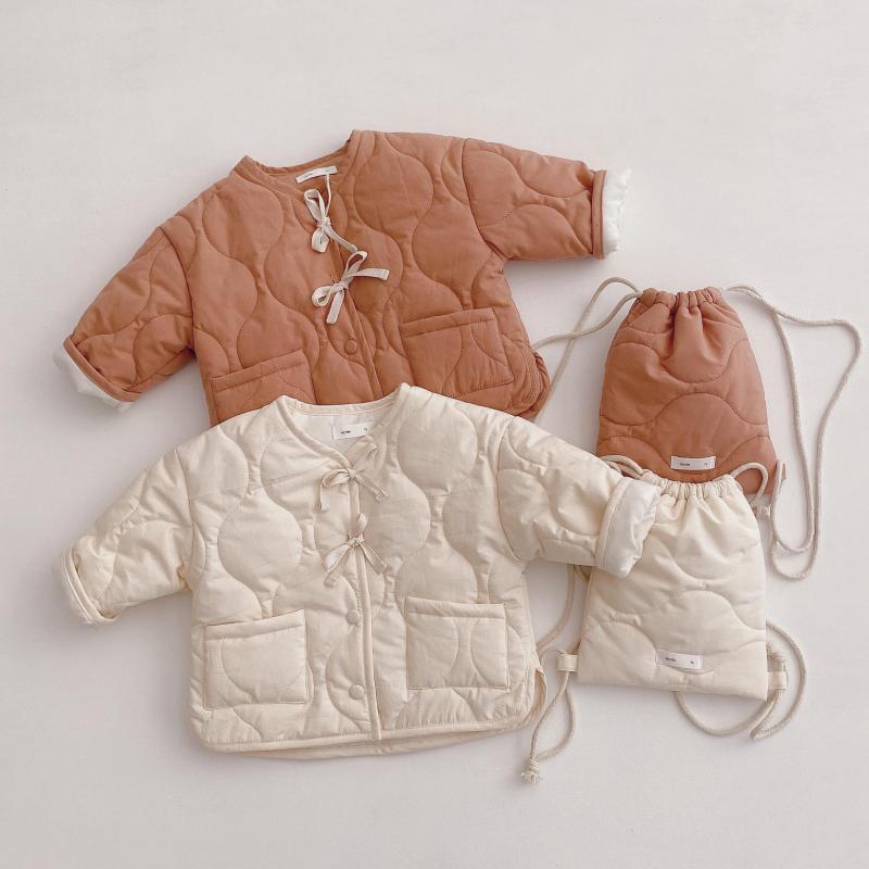 

Boys Outerwear Coats Cotton Boy Thicken Baby Clothes For 9M-3T Fashion Warm Winter Children Girls Coat With Backpack Kids Jacket, Orange