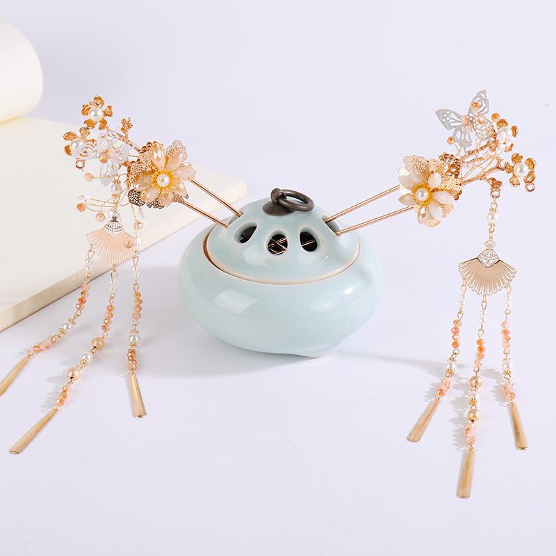 

2021 New Headdress Chinese Antique Hair Accessory Set Wedding Xiu He Fu Long Feng Gua Accessories