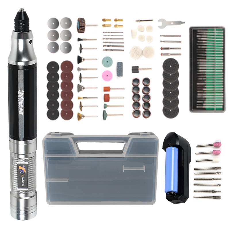 

TUNGTULL Drill Cordless Drill Rechargeable Lithium Carving Pen Mini Electric Polished Drilling Machine Cutting Polished Carved Y200323