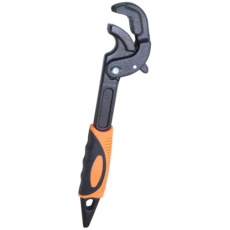 

Adjustable Wrench Quick Multi-Function Self-Adjusting Spanner Power Grip Pipe Wrench 0.6 inch-1.2 inch/14mm-30mm