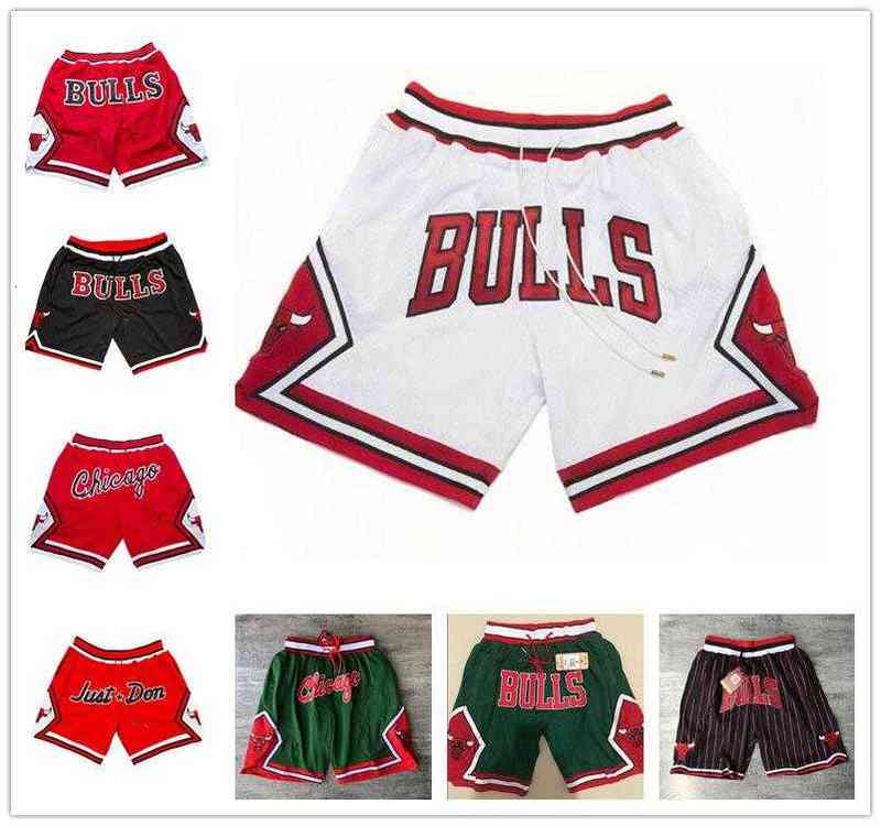

Chicago MEN Shorts JUST DON Pocket basketball pants -2XL