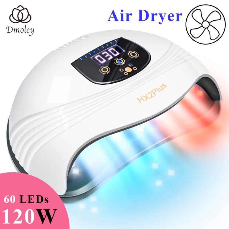 

120W LED Air Dryer UV Lamp Nail Dryer With 60LEDs Lamp Quick Drying Nail Gel Polish Manicure Pedicure Pro Salon, 36w usb