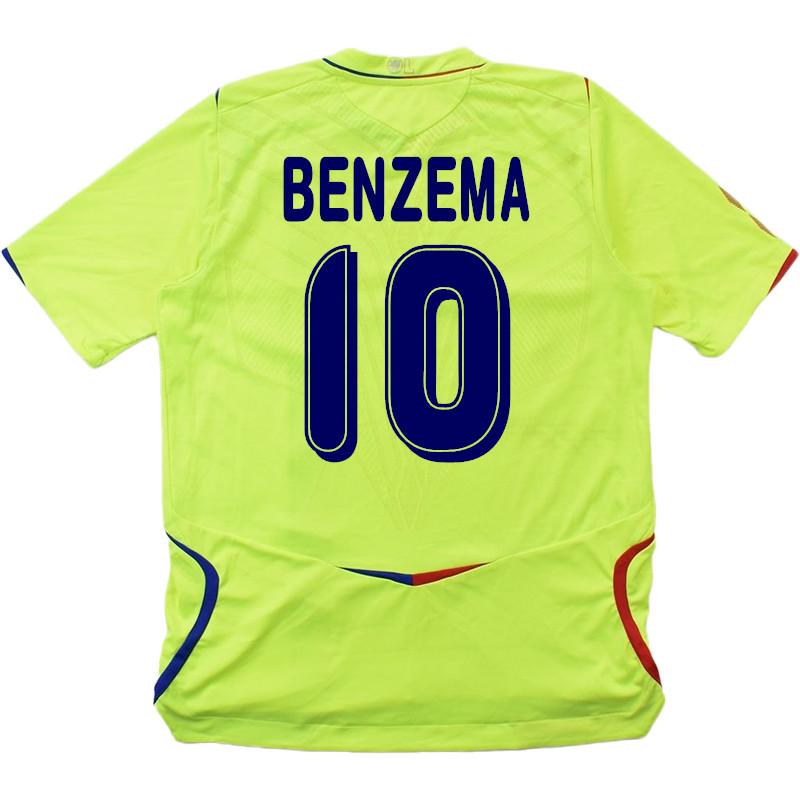 

Retro Olympique Lyonnais 2008 2009 Soccer Jerseys Benzema#10 Juninho Ederson Pjanic Classic vintage football shirt, Black;yellow
