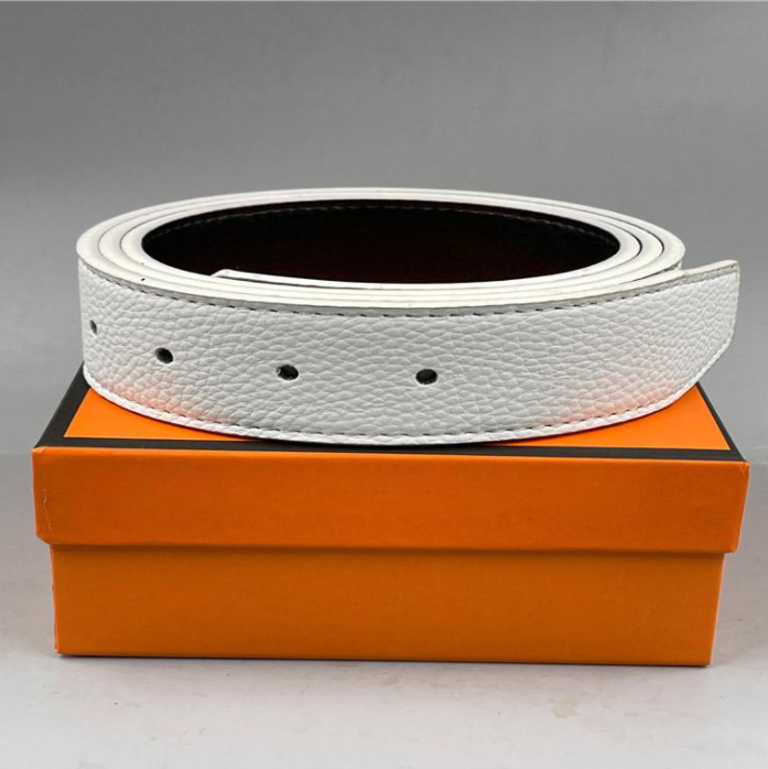 

Men Belt Business Dress H Belts for Men Genuine Leather Belt Reversible Buckle Brown and Black Fashion Work Casual AAA H, With box