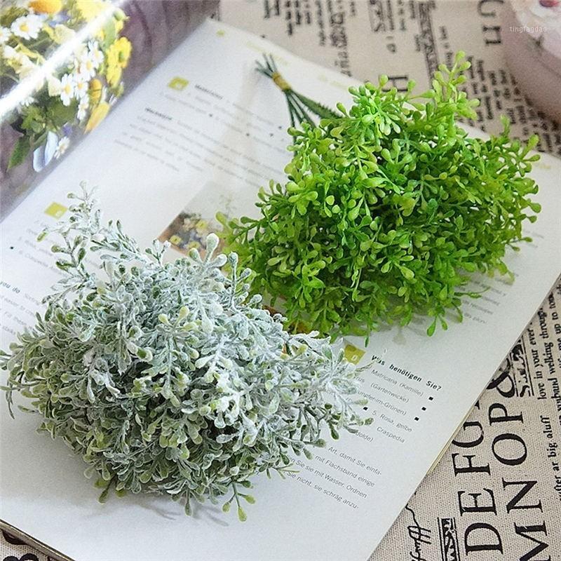 

Simulation Flower Green Plant Plastic 6 Branches Pomelo Citrus Quality Good Home Garden Turf Distribution Christmas Decor Plant1