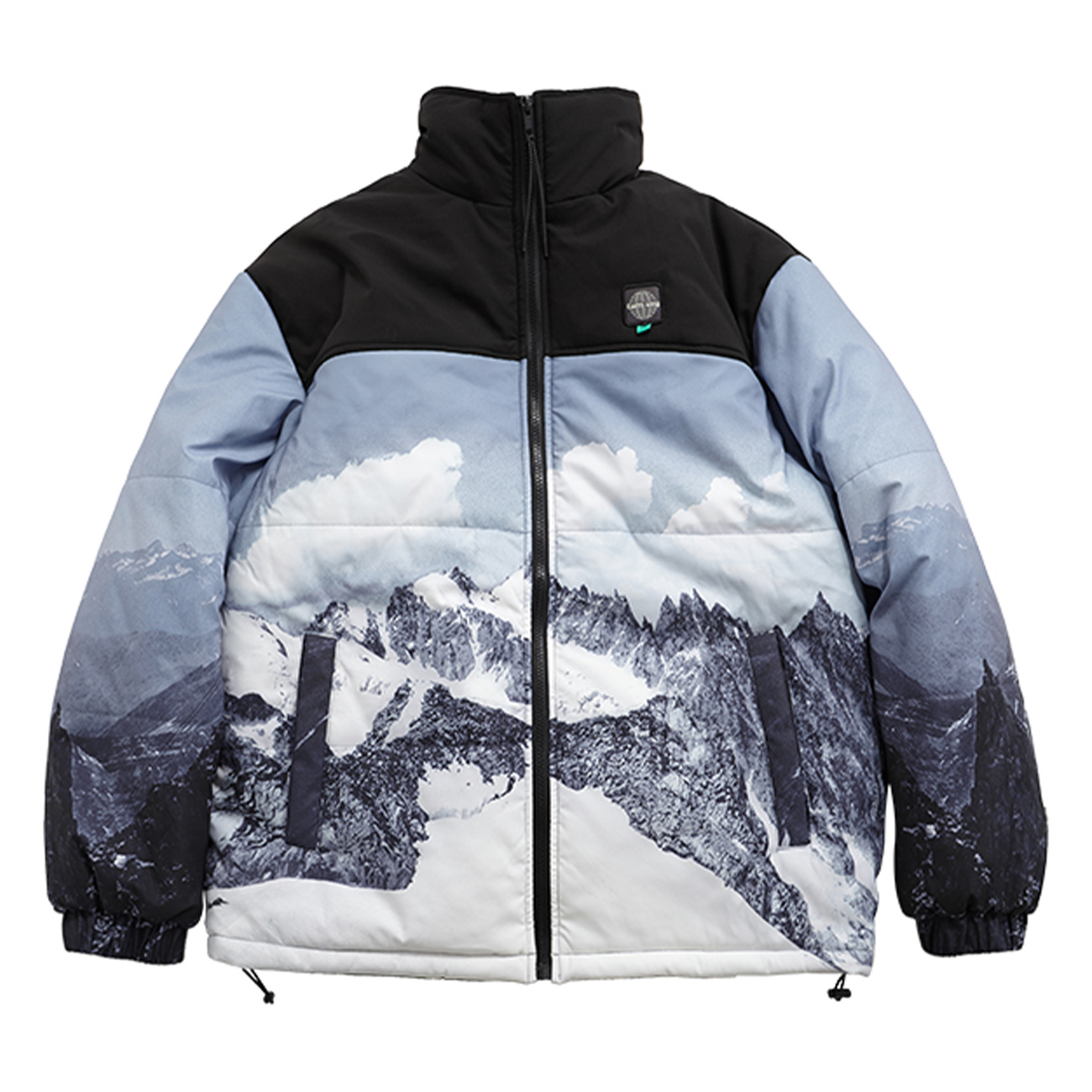 

2021 New 3d Snow Mountain Print Thick Padded Parka Jackets Men Hip Hop Streetwear Parkas Harajuku Windbreaker Zipper Jacket Coats Outwear Dt, White