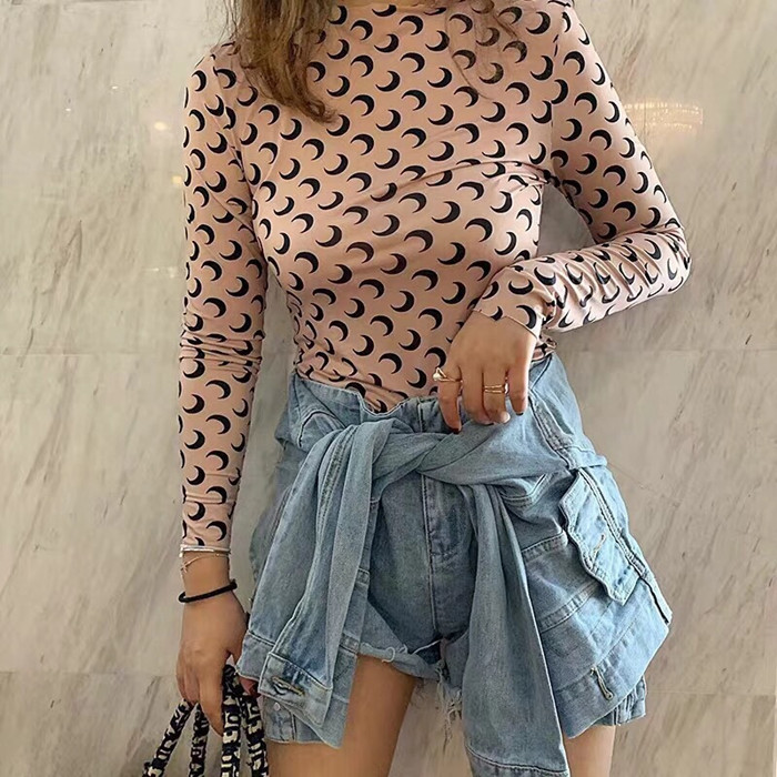 

2020SS NEW Come French 19 summer ins hot seamless elastic Tight pants tight pants sports Moon leggings multicolor