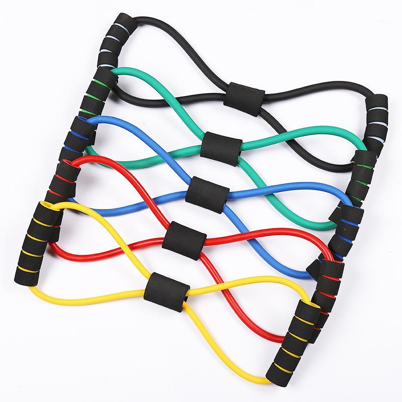 

Yoga Gum Fitness Resistance 8 Word Chest Expander Rope Workout Muscle Fitness Rubber Elastic Bands for Sports Exercise1