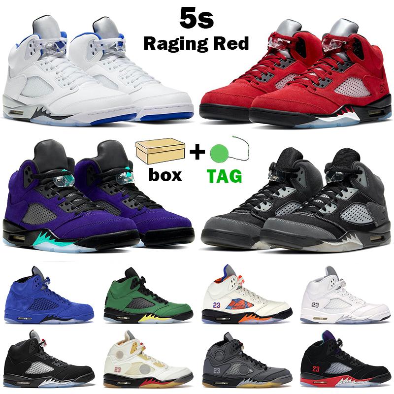 

5 5s men Basketball Shoes anthracite what the top 3 white stealth alternate grape black metallic raging red mens trainers sneakers sneaker jumpman jorden5 jorden5s, 18