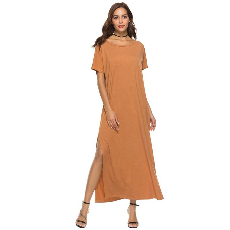 

2020 Women' Nightgown Plus Size Short Sleeve Nightwear Sleepwear Dress Big Size Sleep Dress Causal Home Wear Clothes Nightshirt