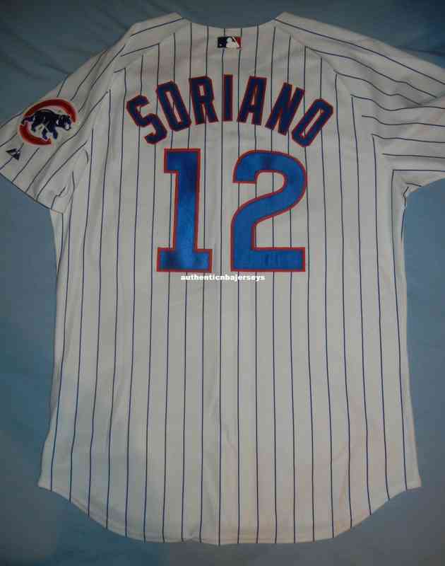 

Throwback Cheap Retro Top Majestic #12 Alfonso Soriano Home Jersey Bryant Mens Stitched Baseball Jerseys, Black