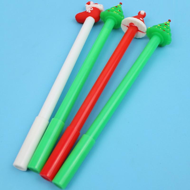 

12PCS Cartoon Cute Christmas Gel Pen Multifunctional Ven Pluma Water Pen Stationery Student Gift Office&School Supplies Wholesal