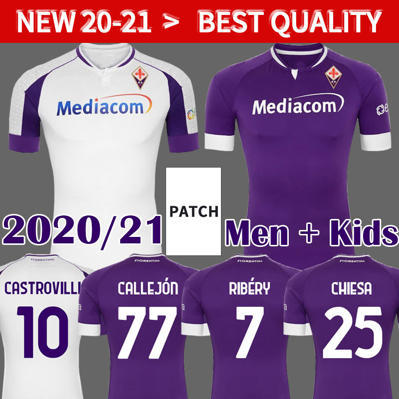 

2020 2021 FIORENTINA soccer jerseys RIBERY CALLEJON PRINCE PEZZELLA CHIESA 20 21 Fiorentina Football Shirts VLAHOVIC maillot de foot, League home