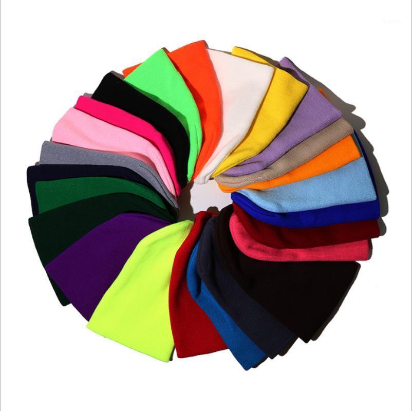 

24 Colors Beanies Autumn Winter Knitted Cap Unisex Beanie Warm Ski Hats SkullCap Elastic Sport Bonnet Multicolor Hats For Women1