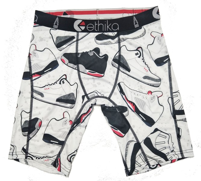 

Ethika Men' Staple underwear boxers Bark At The Moon stripe sports rock excise boxers skateboard street fashion streched legging quick646, Mixed random