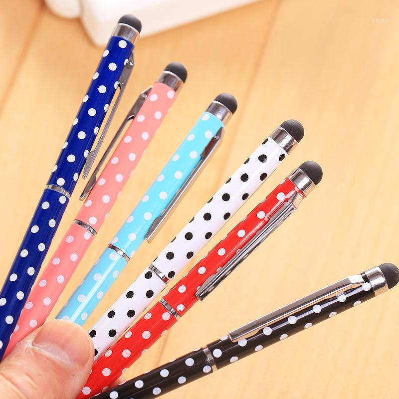 

Simple 1pcs Multifunctional Ballpoint Pens Stationery Ballpen Stylus Pen Touch Pen Colors Oily Black1