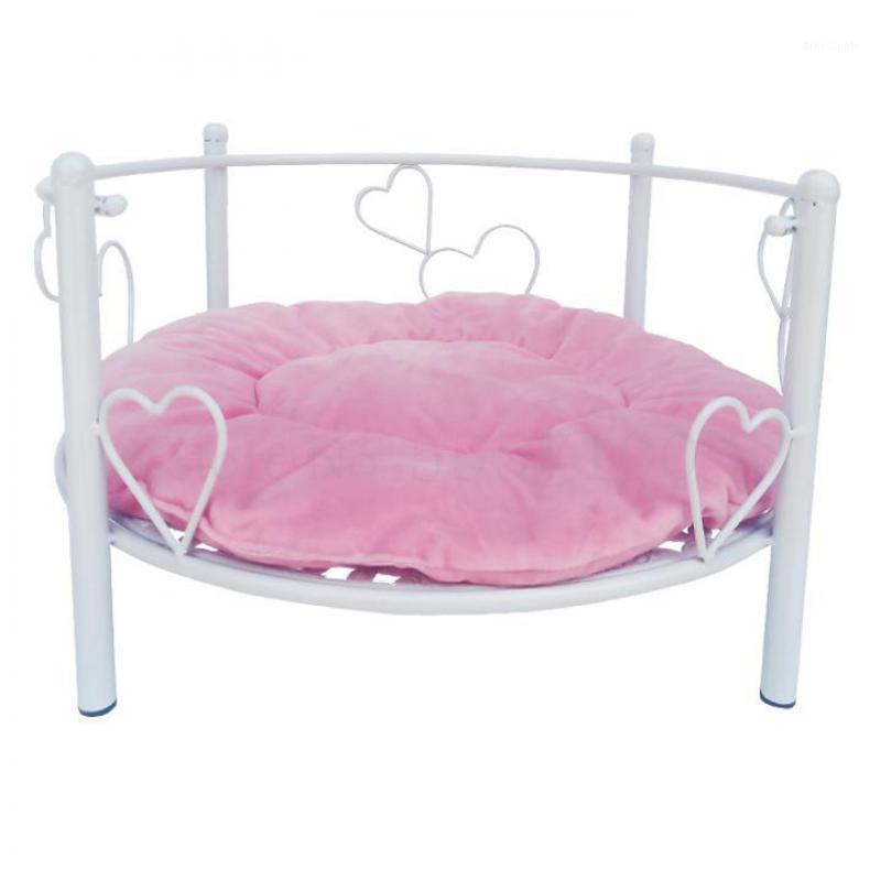 

600 Iron dog kennel cat round round plush autumn and winter nest pad cat mattress small and medium-sized dog suede four seasons1