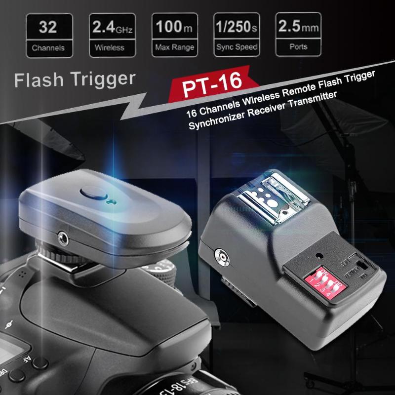 

ALLOET 16 Channel Wireless Remote Speedlight Flash Trigger Flasher Synchronizer Receiver For Pentax DSLR Camera