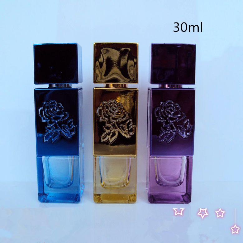 

5/10pcs New Style 30ml Glass Refillable Perfume Bottle With Atomizer Empty Cosmetic Containers With Sprayer For Travel
