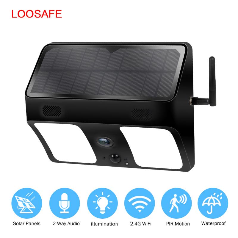 

1080P solar battery camera outdoor WiFi IP camera wireless machine infrared audio video IP66 waterproof home garden CCTV securit