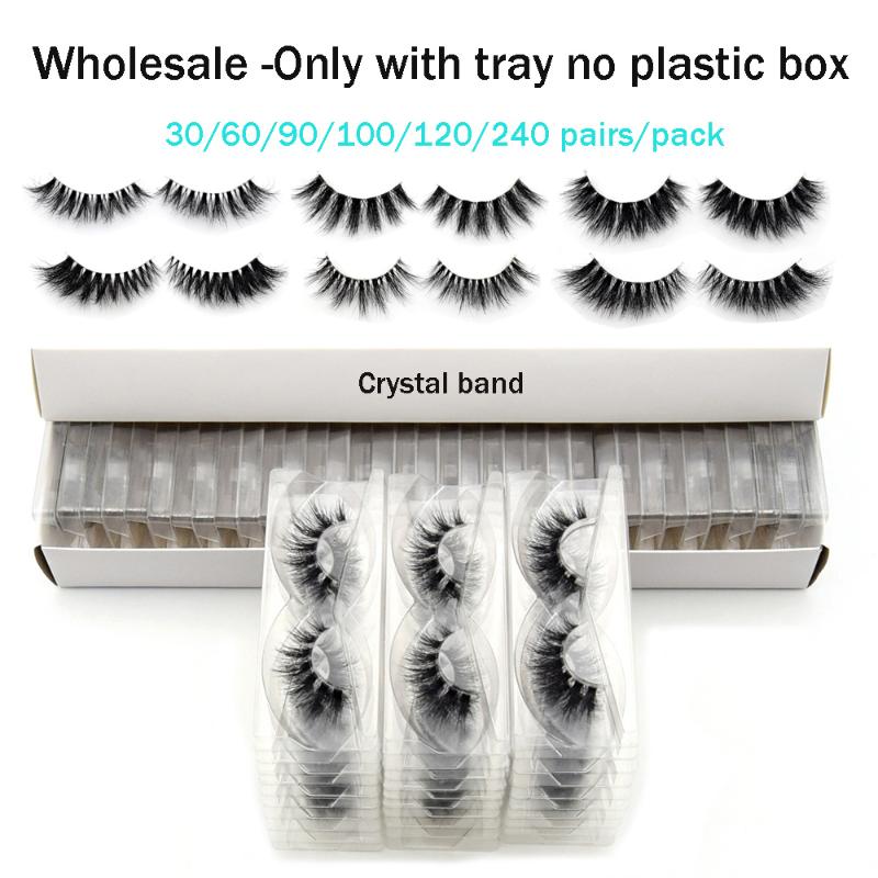 

Visofree eyelashes set 3D mink eyelashes Invisible Band lashes Reusable makeup False Dramatic Faux cils wholesale