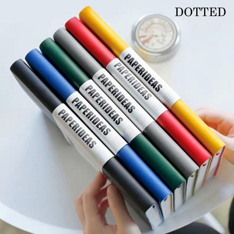 

1PCS Dot Grid notebook A5 Soft Cover Diary journal Notebook Dotted Journal Bujo agenda 2020