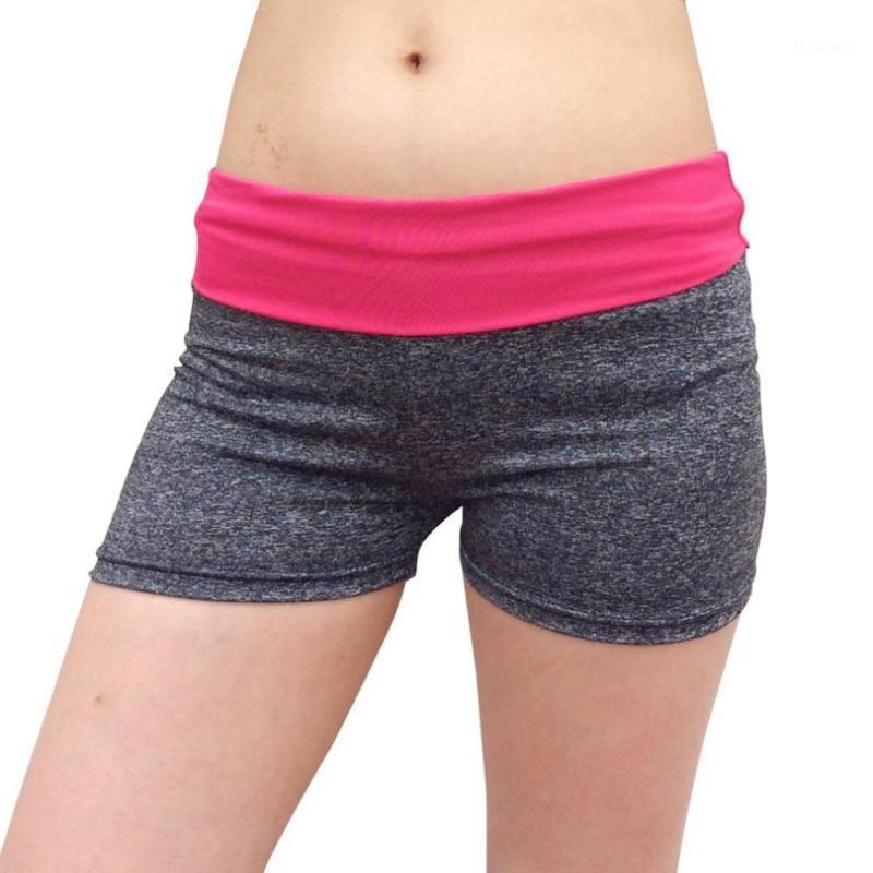 

Women Patchwork Sports Shorts Running Shorts Gym Workout Waistband Skinny Athletic Dropshipping 08091, Black