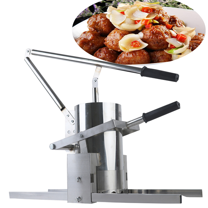 

Manual meatball machineWholesale Price Home Use Manual Pig Meatball Making Machine Small Hand Press Stuffed FIsh Ball Extruder