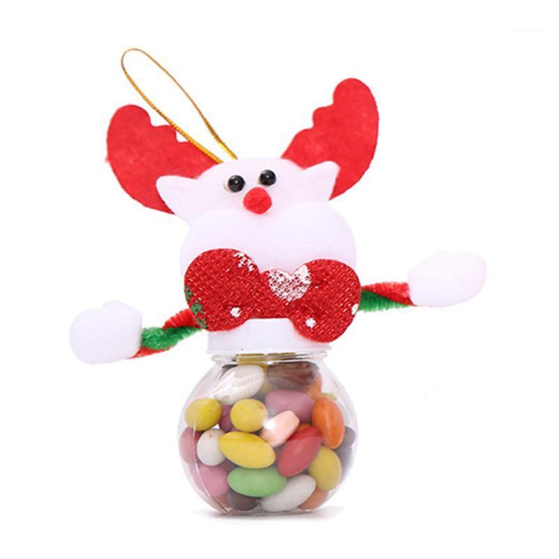 

Christmas Candy Jar Xmas Santa Claus/Snowman/Elk Packing Decor Supplies @LS1