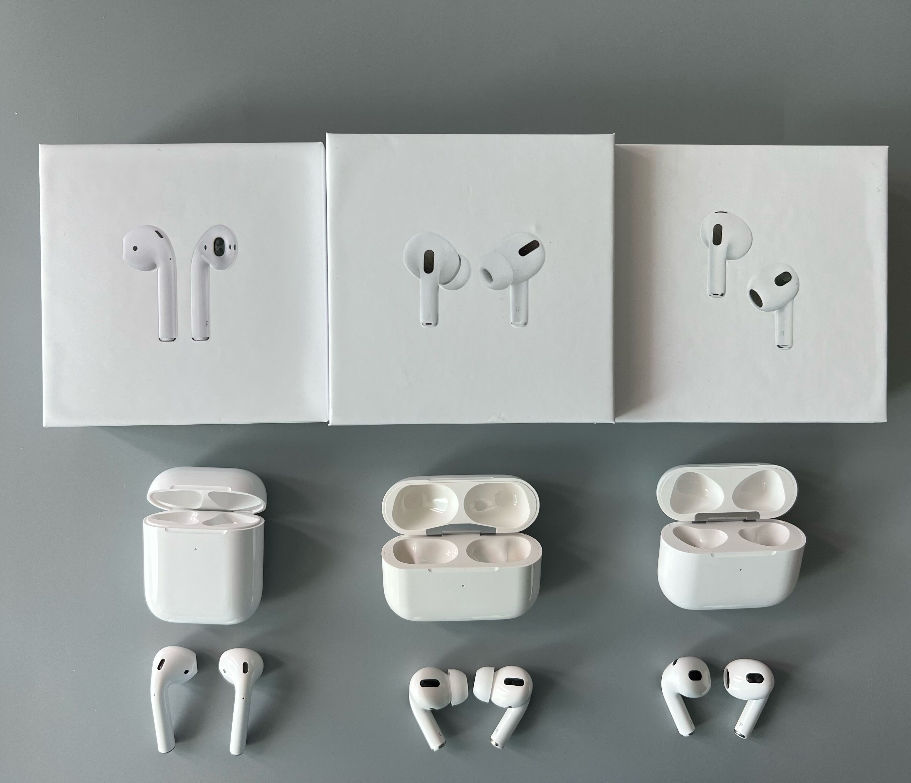 

10cs/lot UPS DHL FEDEX Free For AirPods Pro Air Gen 3 AP3 AP2 H1 Chip Metal Hinge Wireless Charging Bluetooth Headphones pk Pods 2 AP Pro AP2 W1 Earbuds 2nd Generation, White