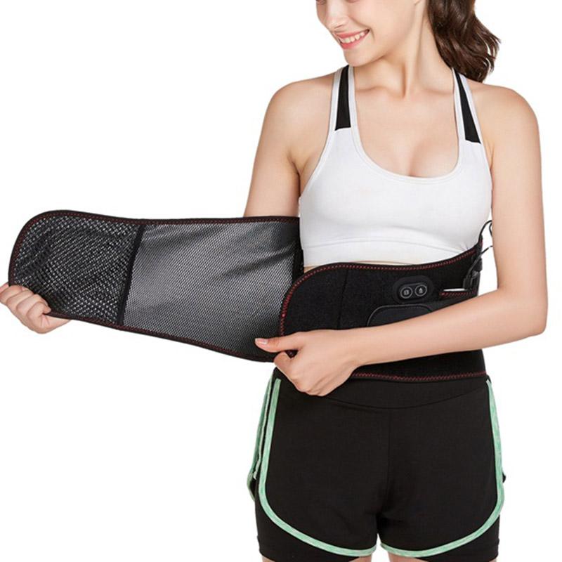

New USB Electric Heating Waist Belt Cordless Heated Massage Wrap Support Adjustable Brace Drop Shipping
