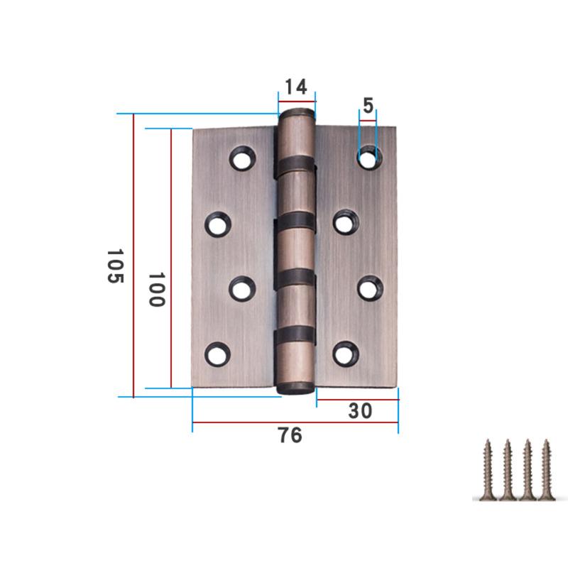 

Stainless Steel Hardware Hinge Fire Door Heavy Duty Fixed Pin Polished