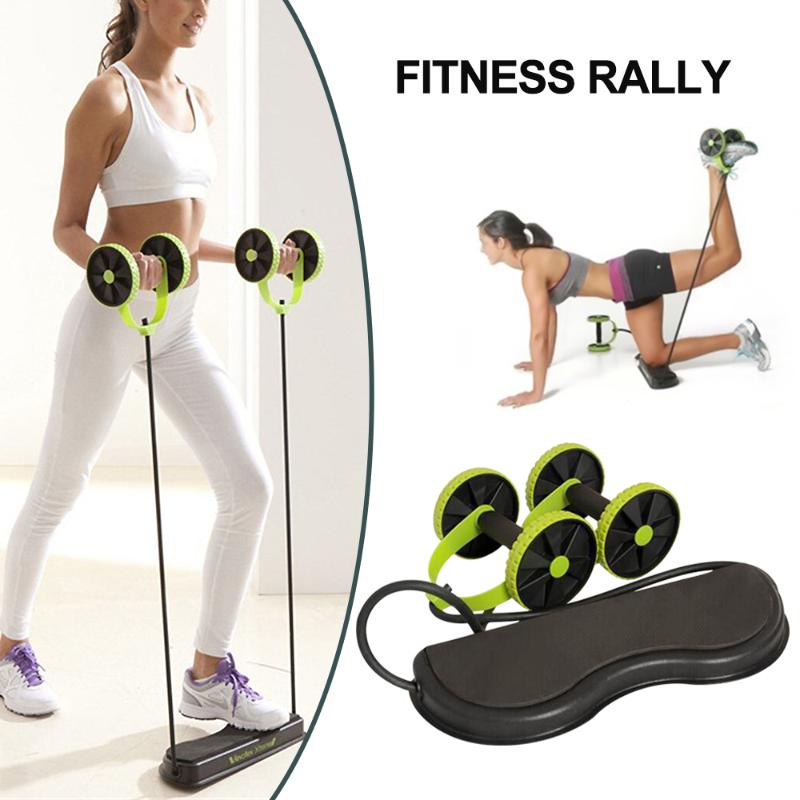 

Abdominal Muscle Wheel Double AB Roller Wheel Fitness Exercises Gym Equipment