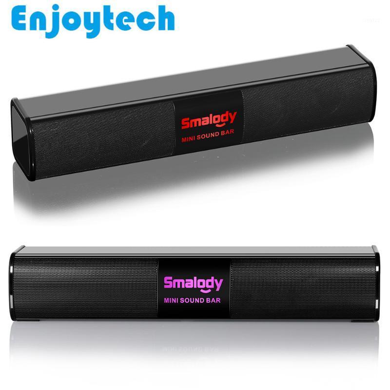

10W*2 Portable Wireless Bluetooth Speaker For TV Sound Bar With Wireless Subwoofer Speaker Led Light Home Theater1