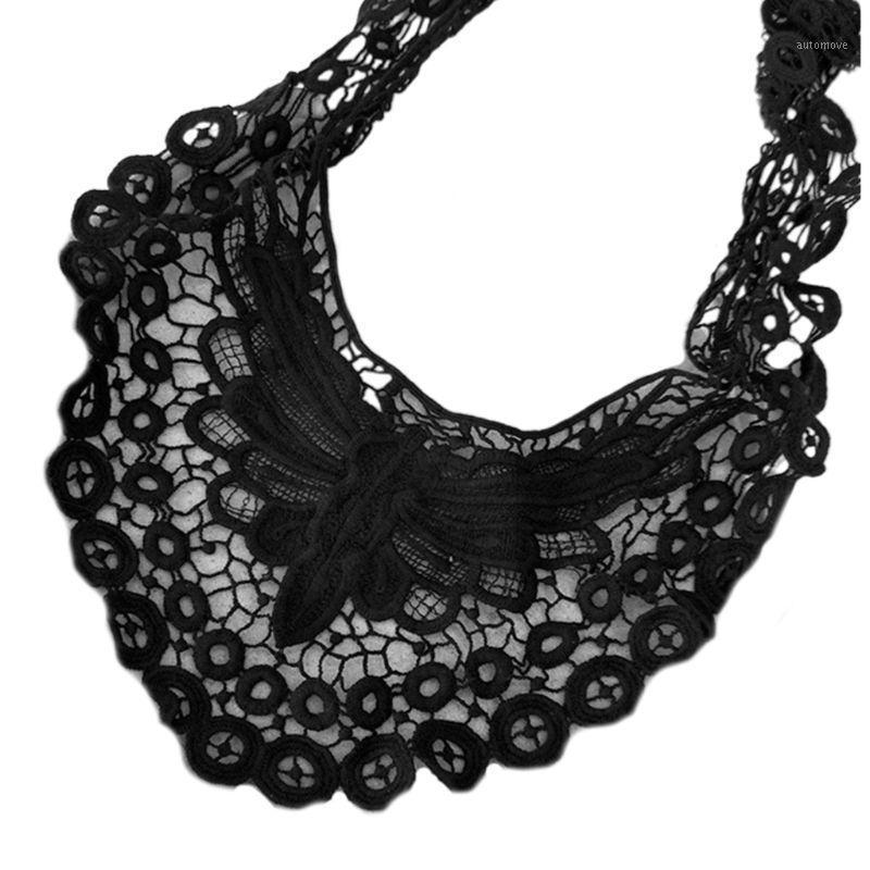 

Women Solid Color Dragonfly Decor Shawl Hollow Out Crochet Floral Lace Tassels X7XC1