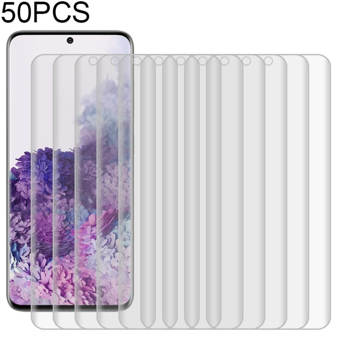 

50 PCS Full Coverage Soft PET Film Screen Protector for Galaxy S20