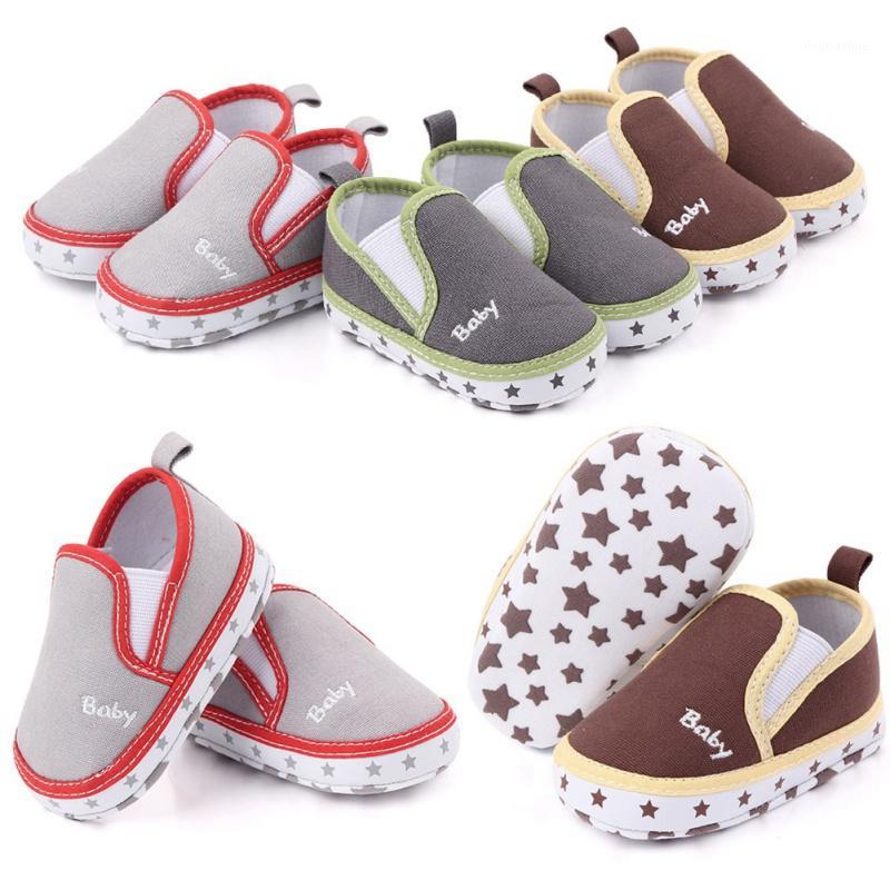 

New Infant Baby Girl Shoes Newborn Soft Sole Sneaker Cotton Crib Shoes Candy Color Elastic First Walkers For -18month1