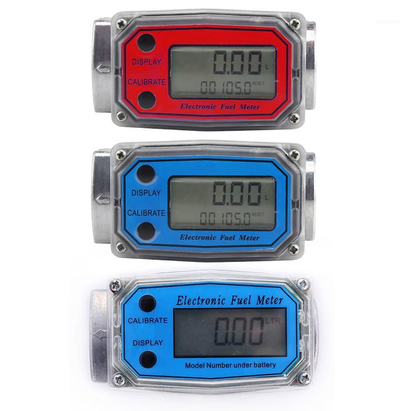 

Digital Fuel Flow Meter Gasoline Methanol Water Flow Meter Counter Fuel Sensor Indicator New#11