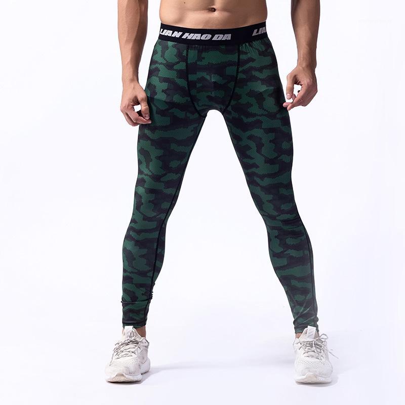 

Men' Long Pants Compression Tights Elastic Tights Fitness Active Reflective Pants Fast Dry 051, As pic