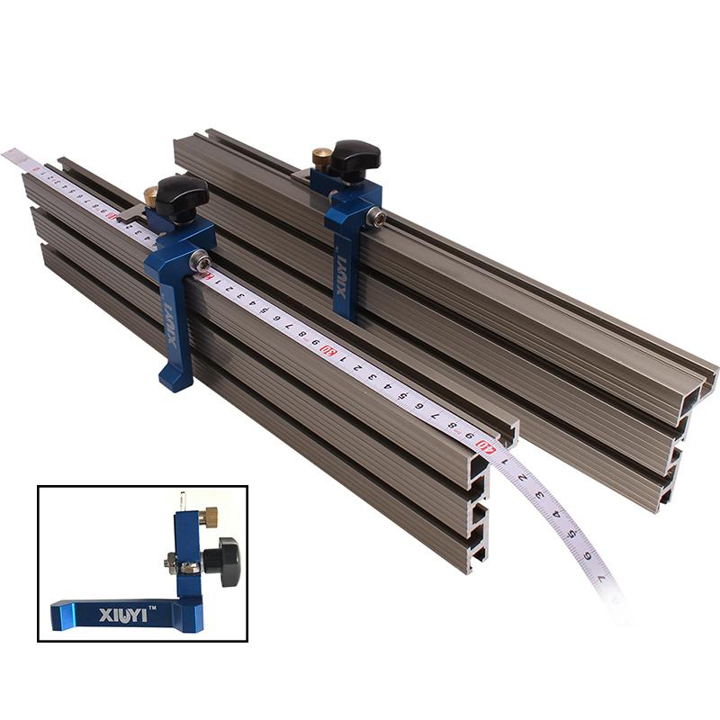 

Woodworking Miter T-track Track Stop Limiter Sliding Brackets Aluminium Profile DIY Tools