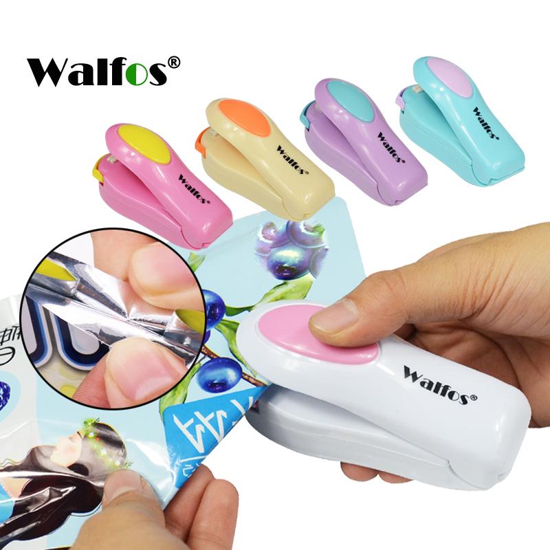 

WALFOS Vacuum Mini Portable Heat Sealing Machine Impulse Bag Seal Machine Plastic Bags Sealing Tools