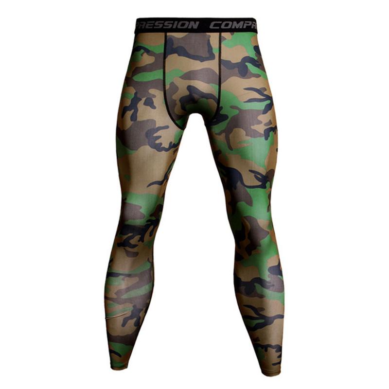 

New Camouflage Compression Pants Running Tights Men Soccer Training Pants Fitness Sport Leggings Men Fitness male Trousers