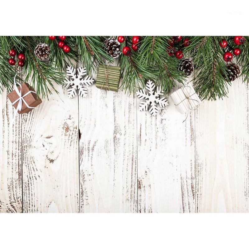 

Christmas Tree Wooden Board Photography Backgrounds for Photo Shootings Vinyl Backdrops for Baby Children Family Photo Studio1