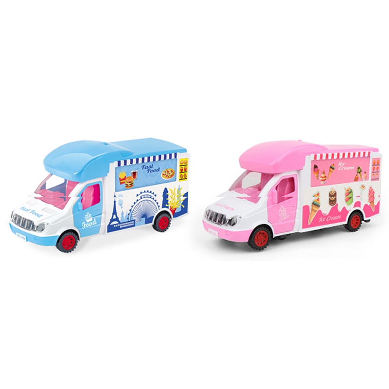 

Electric Ice Cream Bar Universal Dining Car Toy Kit DIY Educational Music Projects with Lights Children Gifts